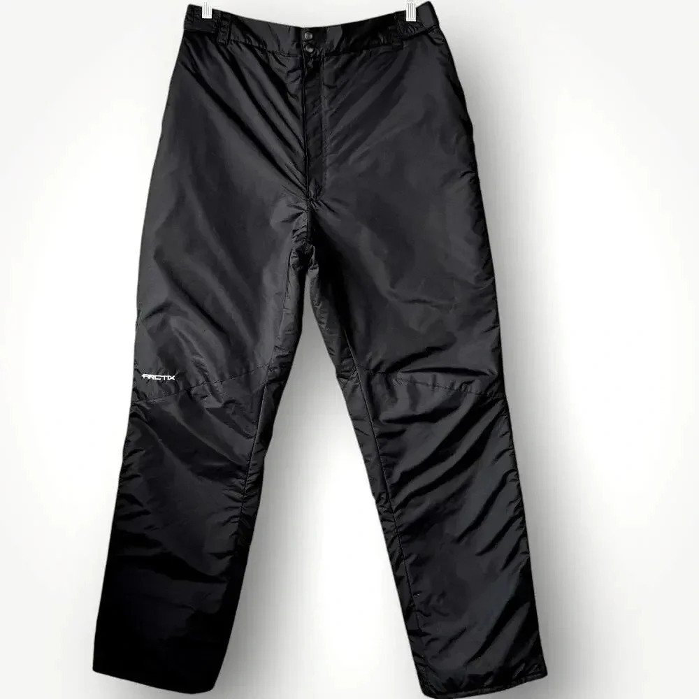 Arctix Activewear Outdoor Ski Rain Snow Pants Insulated Nylon Men Size 3X Black